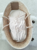 Swaddle creamy with 3 ribbons