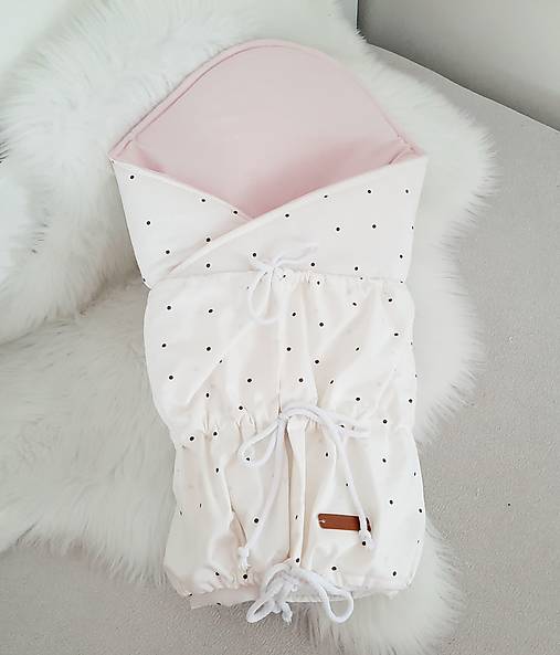 Swaddle Pure dots/babypink