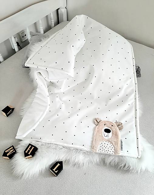 Blanket PREMIUM beige bear