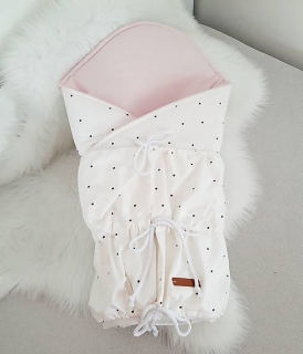 Swaddle Pure dots/babypink
