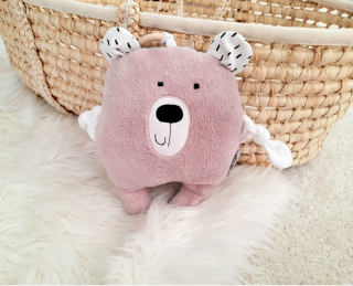 Cuddly Bear STONE Pastel Pink