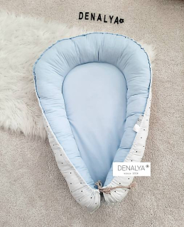 Baby Nest -  Pure Bear / baby blue/pure